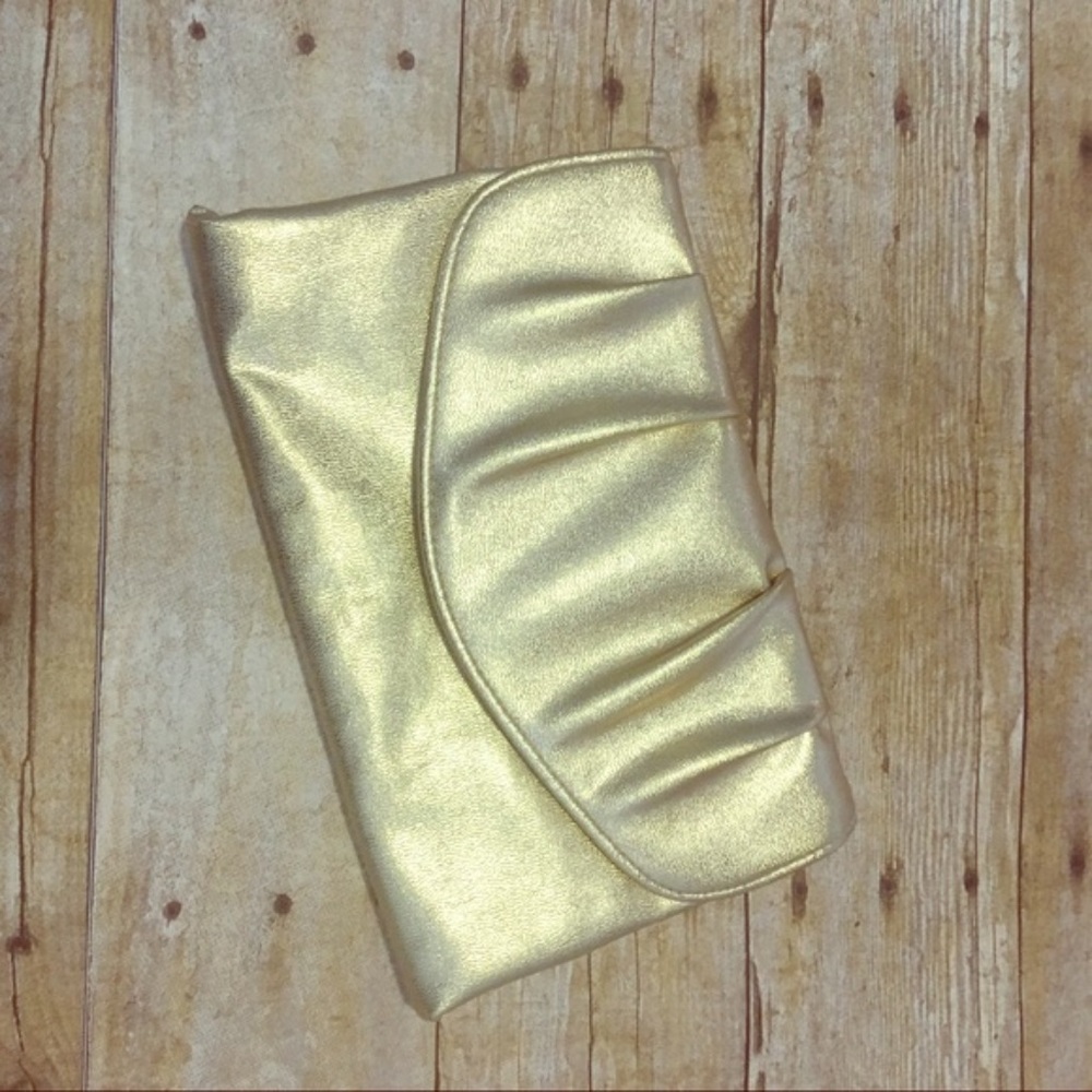 Gold party clutch